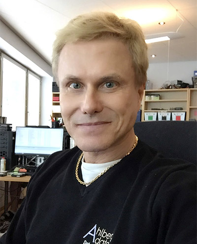 Lasse Ahlberg, grundare och ägare Ahlberg data Nacka Strand.
